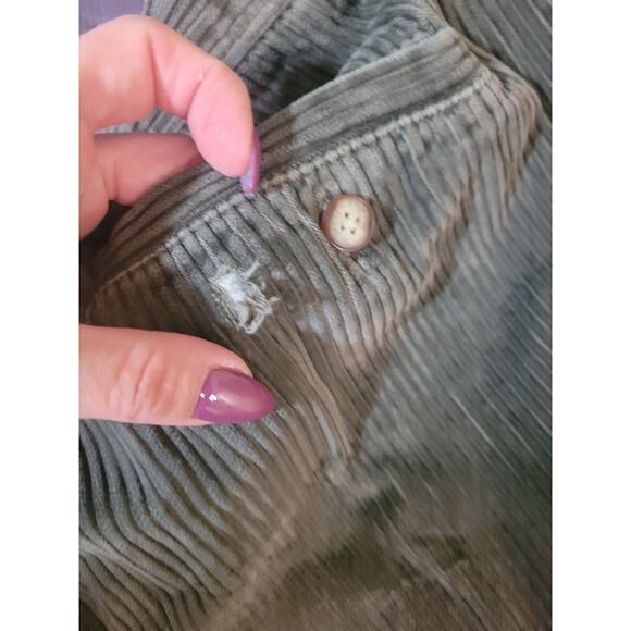 VTG Tommy Bahama Corduroy Pants Men’s 33 Green Wide Leg Pleated Relaxed GUC - Picture 7 of 7